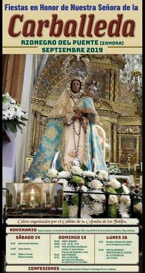 Fiestas en honor a Nuestra Señora de Carballeda 2019 Rionegro del Puente